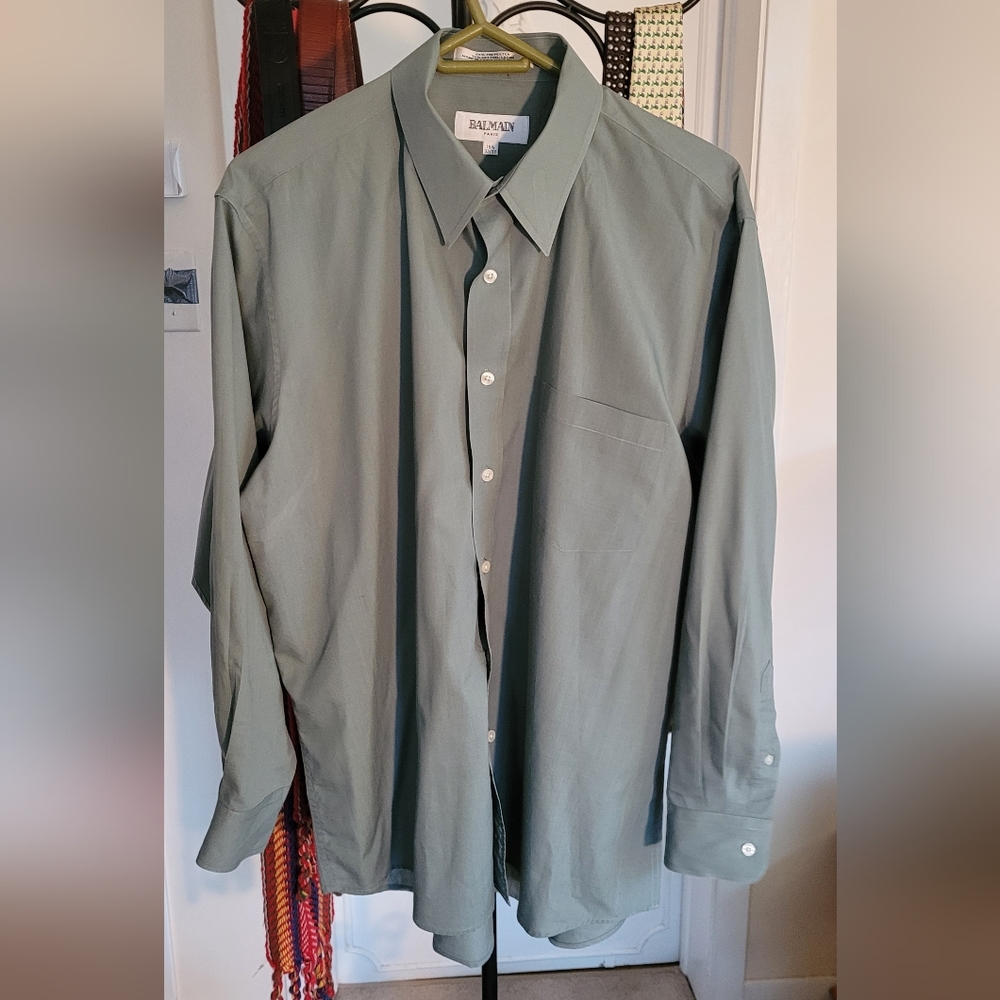 Vintage Balmain Paris Button-Up Shirt